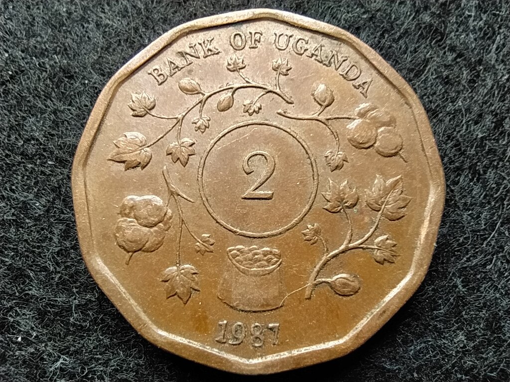 Uganda 2 shilling 1987