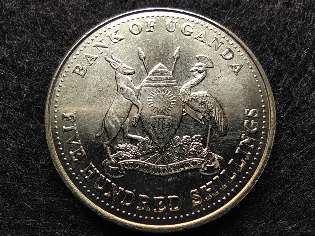 Uganda koronás daru 500 shilling 2019