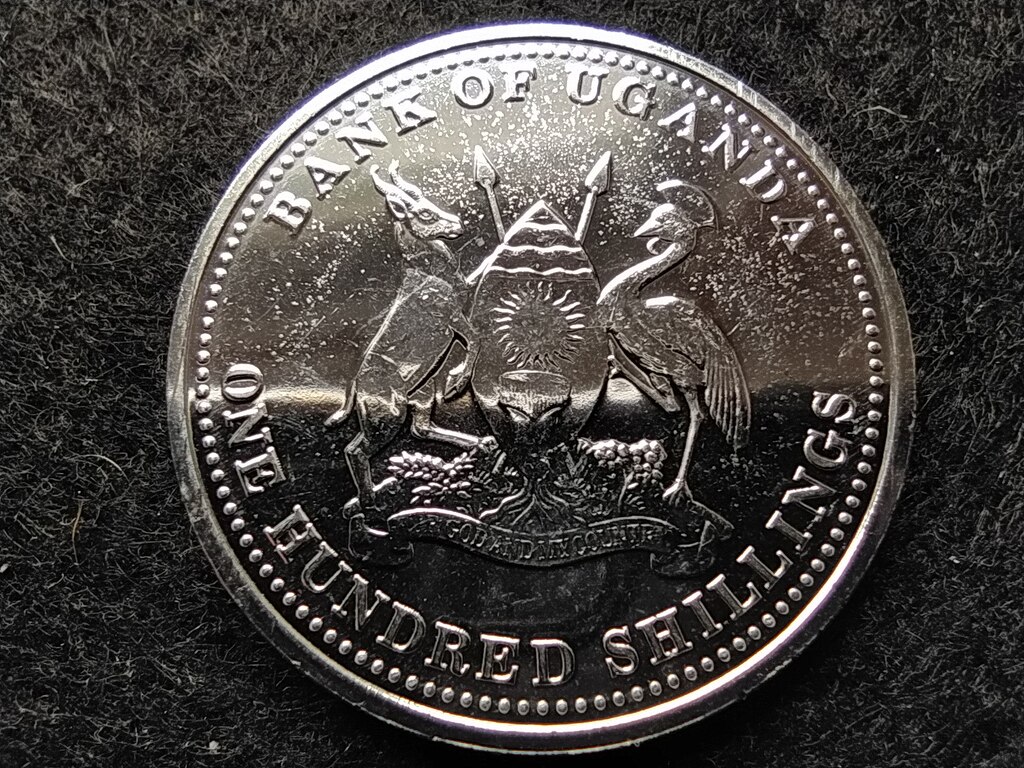 Uganda afrikai bika 100 shilling 2019