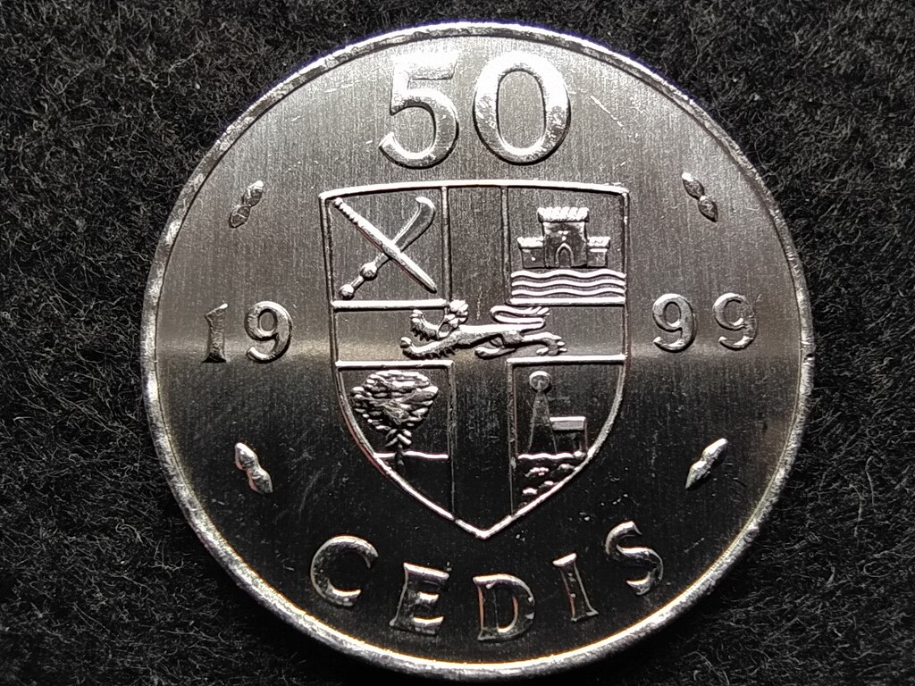 Ghána dob 50 cedi 1999 UNC