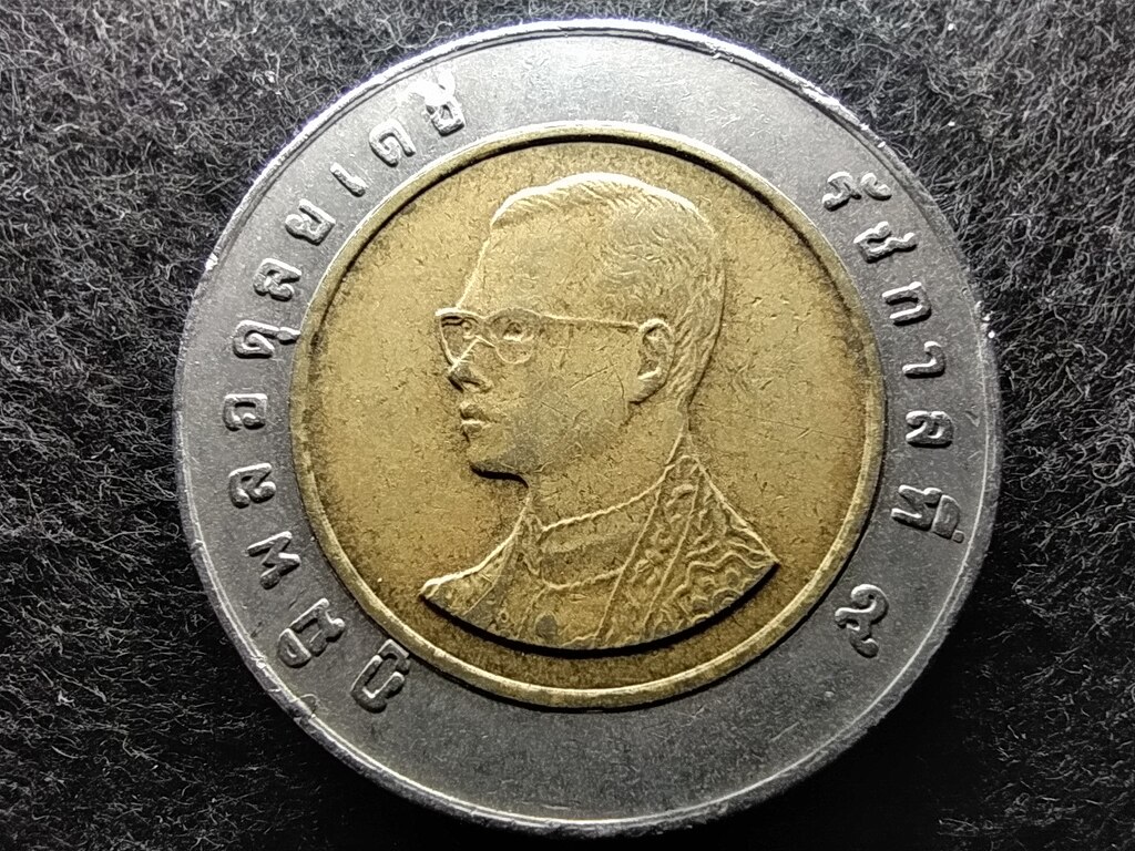 Thaiföld IX. Rama (1946-2016) 10 baht 1999