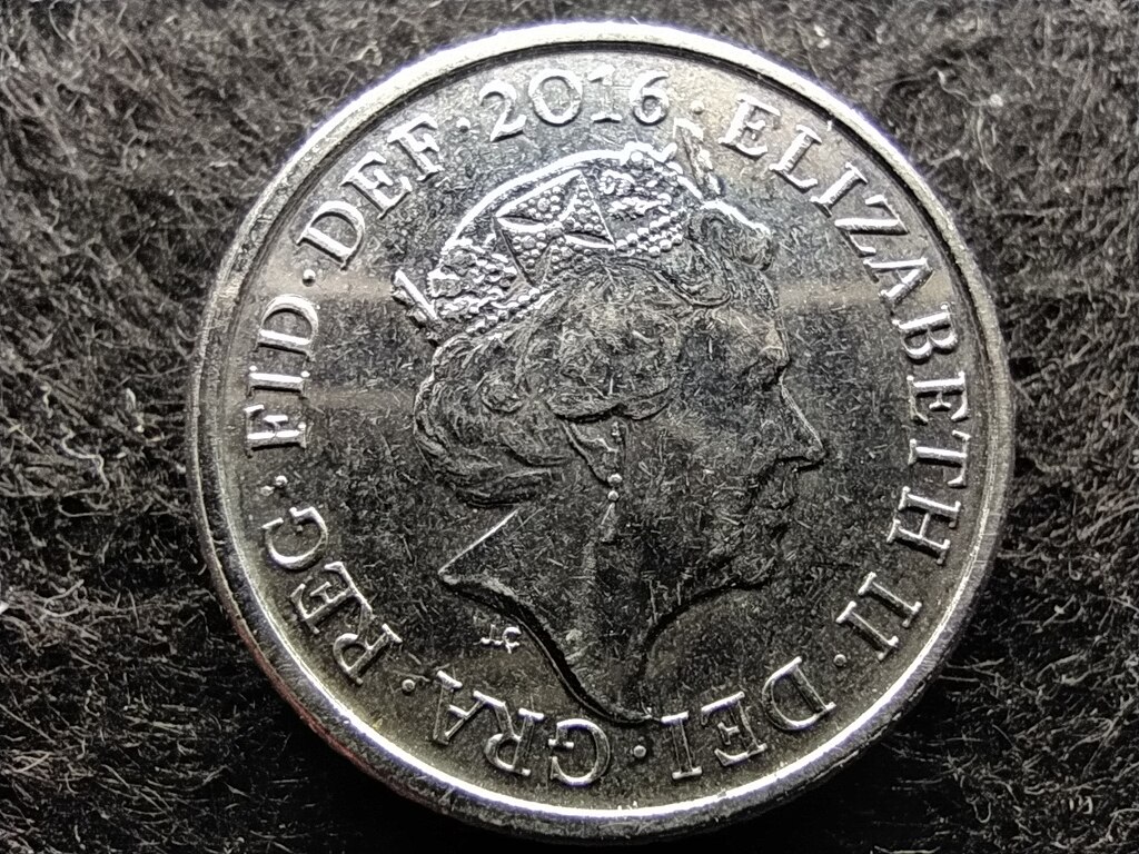 Anglia II. Erzsébet (1952-) 5 Penny 2016