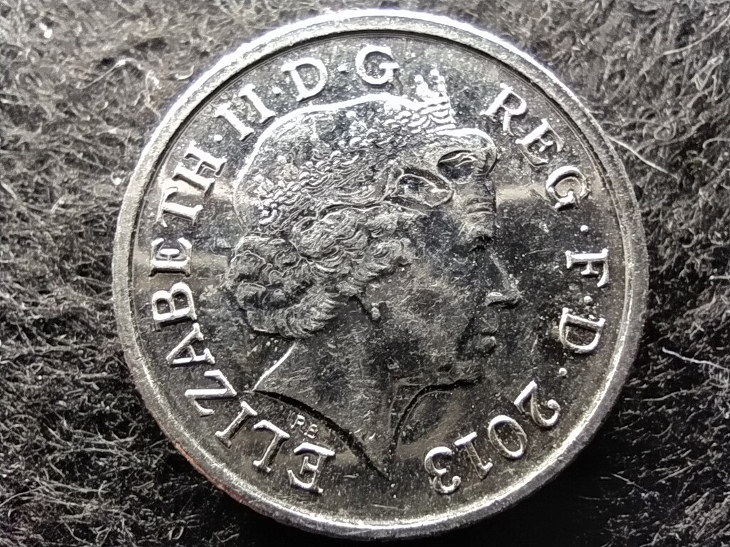 Anglia II. Erzsébet (1952-) 5 Penny 2013