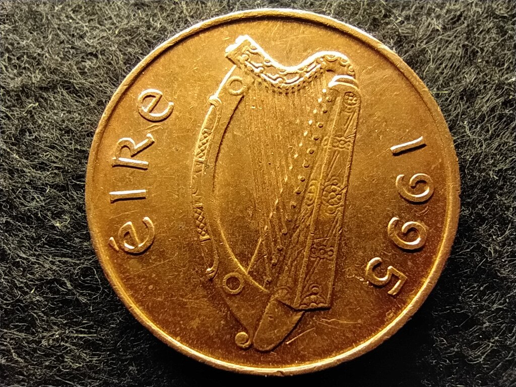 Írország stilizált madár 1 penny 1995