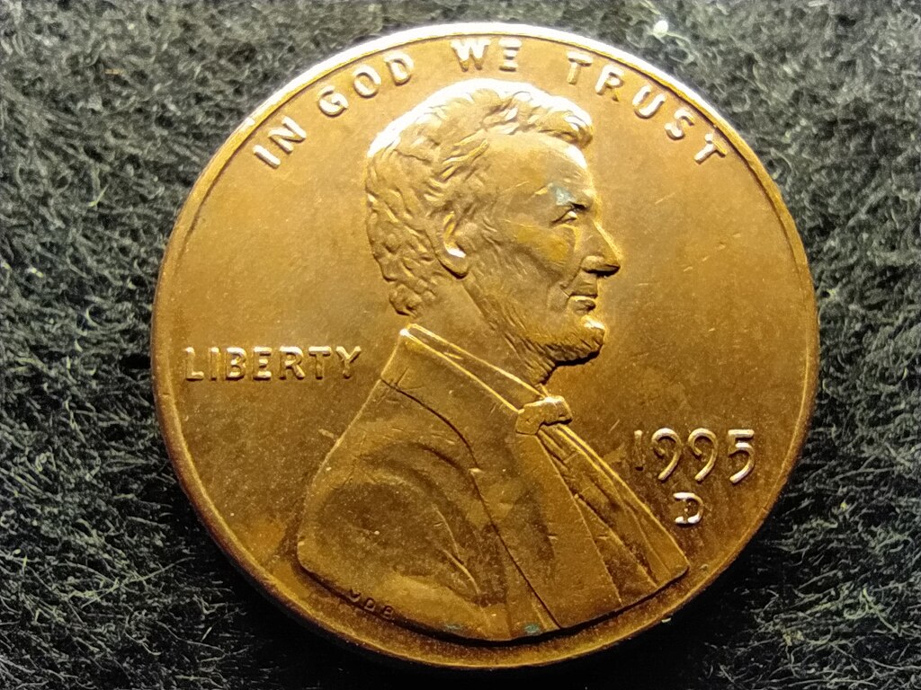 USA Lincoln Emlékmű 1 Cent 1995 D