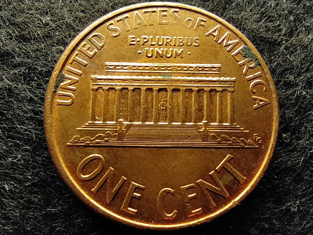 USA Lincoln Emlékmű 1 Cent 1995 D