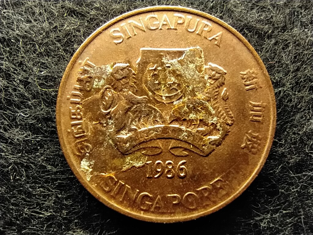 Szingapúr 1 cent 1986