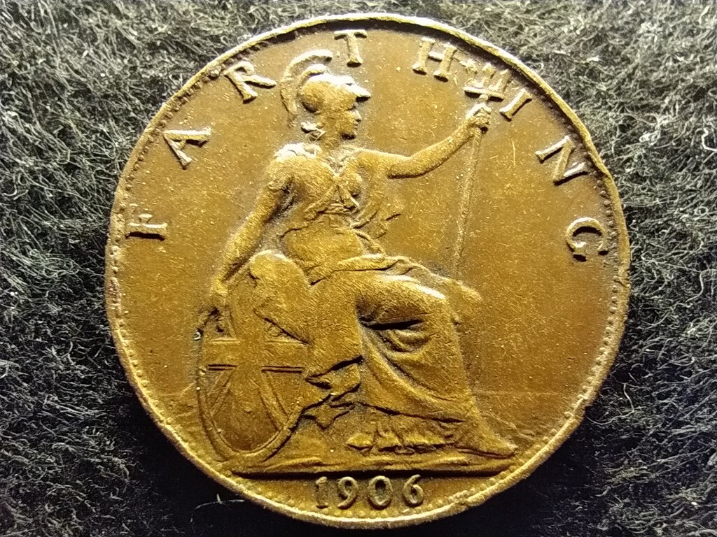 Anglia VII. Eduárd (1901-1910) 1 Farthing 1906