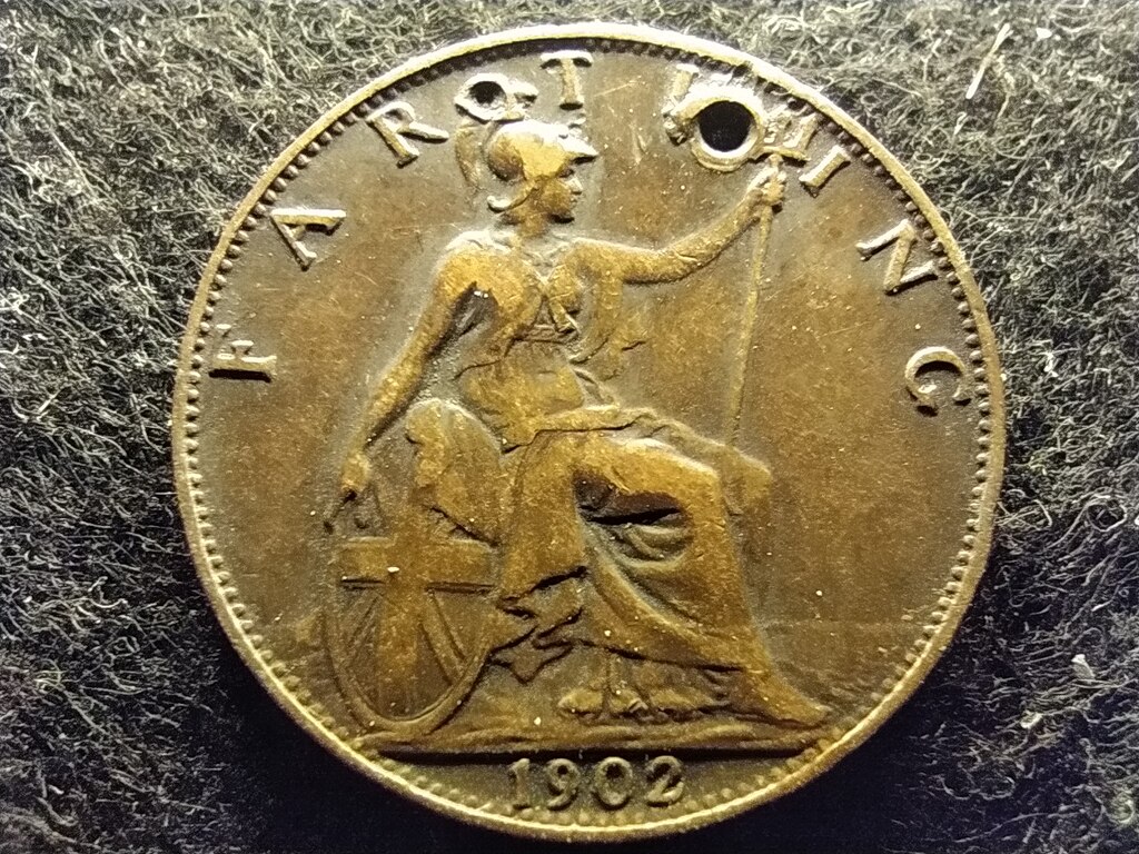 Anglia VII. Eduárd (1901-1910) 1 Farthing 1902