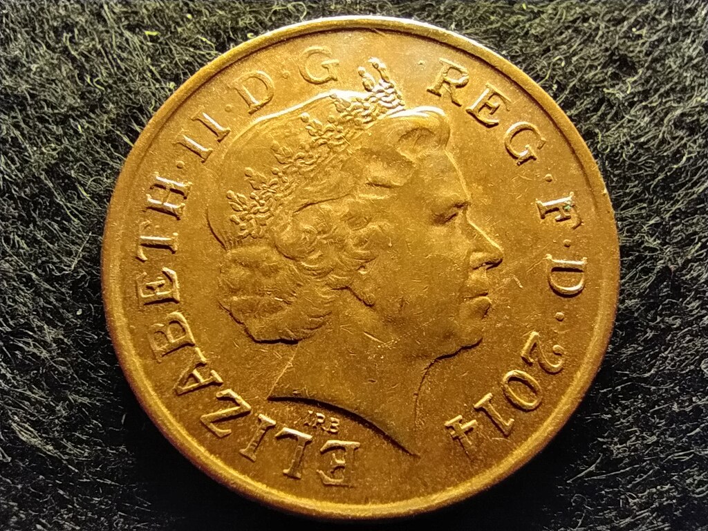 Anglia II. Erzsébet (1952-2022) 1 Penny 2014