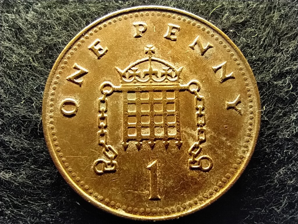 Anglia II. Erzsébet (1952-2022) 1 Penny 2004