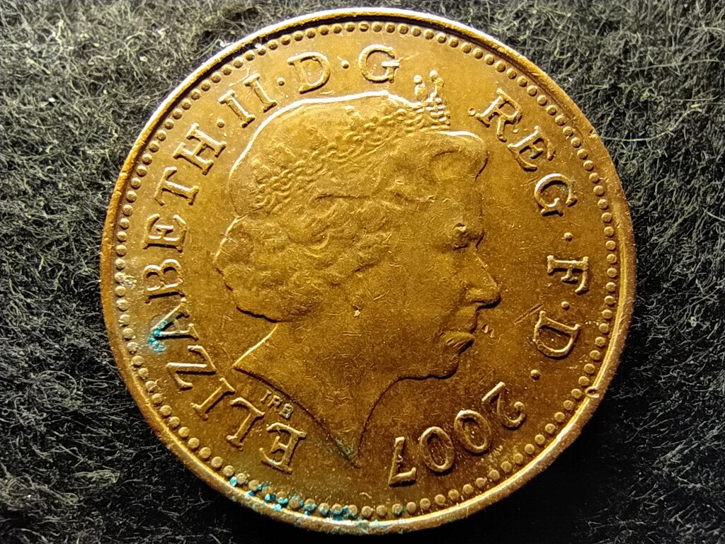 Anglia II. Erzsébet (1952-2022) 1 Penny 2007