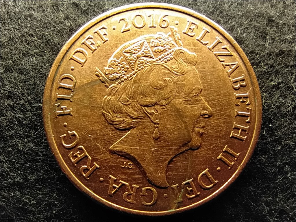 Anglia II. Erzsébet (1952-) 2 Penny 2016