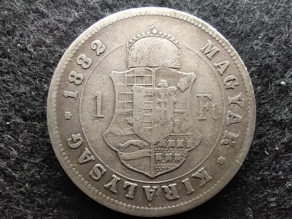 Magyarország I. Ferenc József (1848-1916) .900 Ezüst 1 Forint 1882 KB