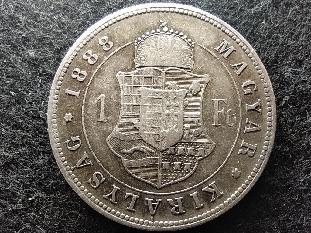 Magyarország I. Ferenc József (1848-1916) .900 Ezüst 1 Forint 1888 KB