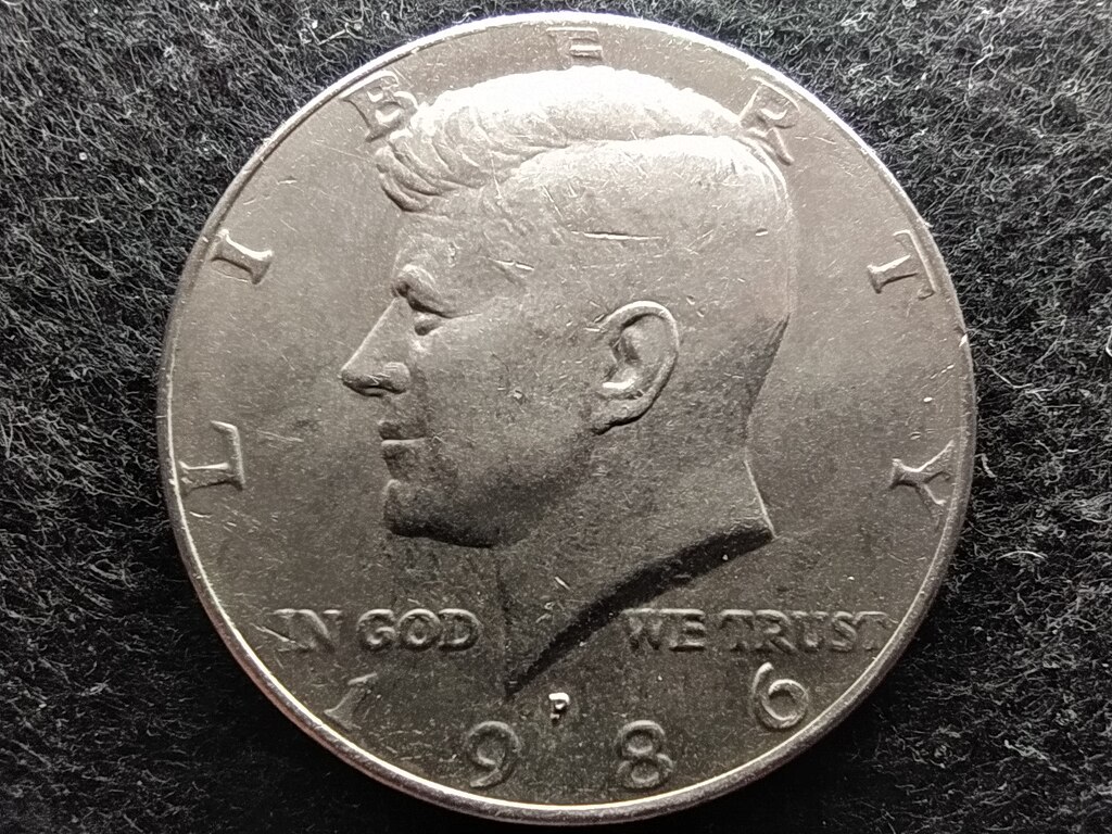 USA Kennedy half dollar 1/2 Dollár 1986 P