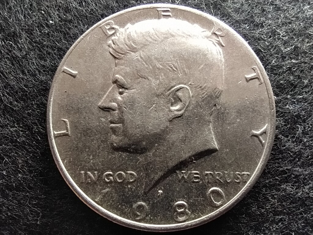 USA Kennedy half dollar 1/2 Dollár 1980 P