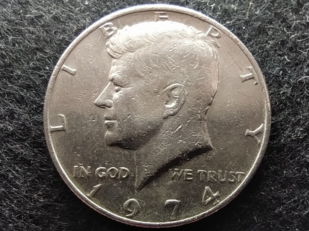 USA Kennedy half dollar 1/2 Dollár 1974