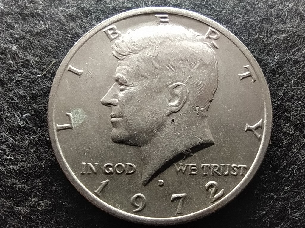 USA Kennedy half dollar 1/2 Dollár 1972 D