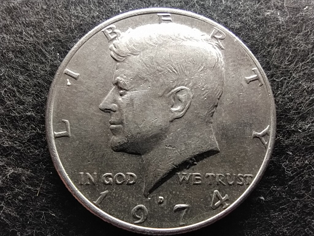 USA Kennedy half dollar 1/2 Dollár 1974 D