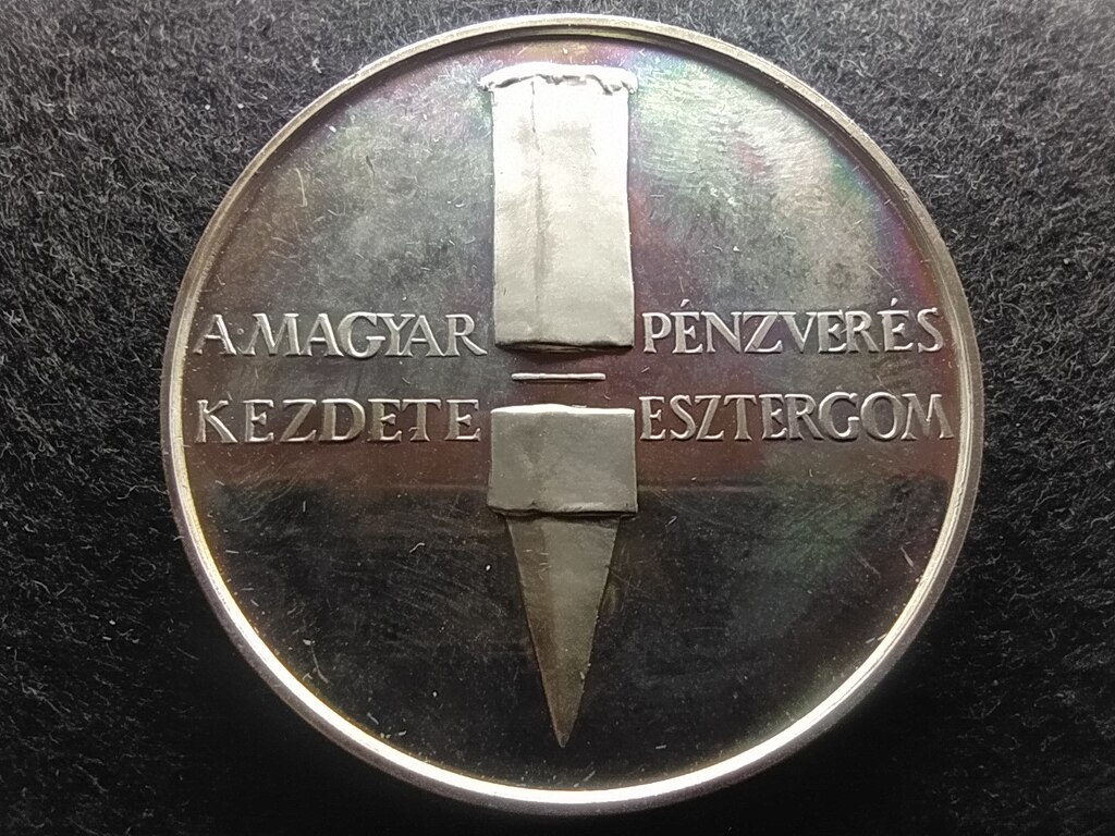 MÉE Esztergomi Csoport A magyar pénzverés kezdete 1984 ezüst