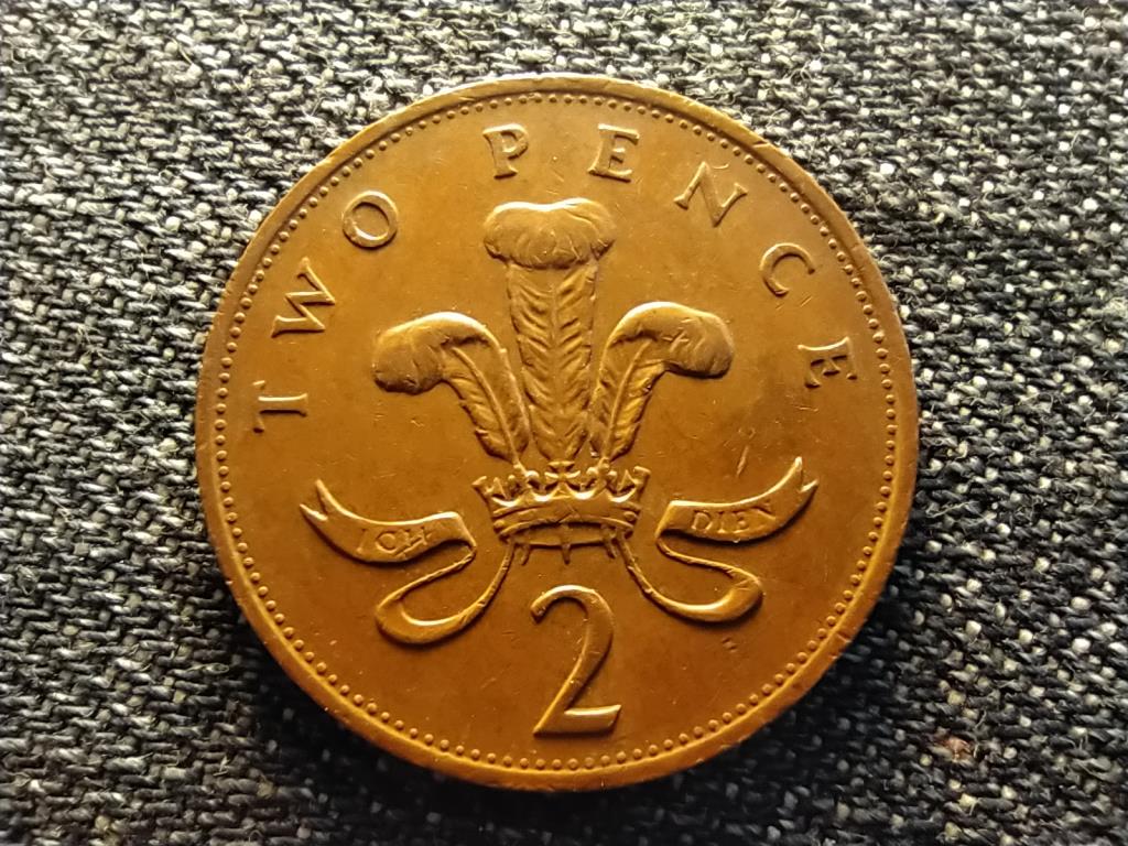 Anglia II. Erzsébet (1952-) 2 Penny 1987