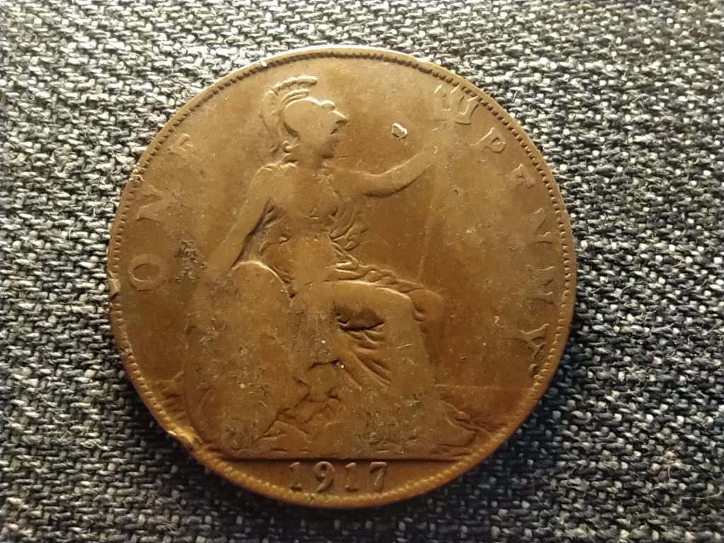 Anglia V. György 1 Penny 1917