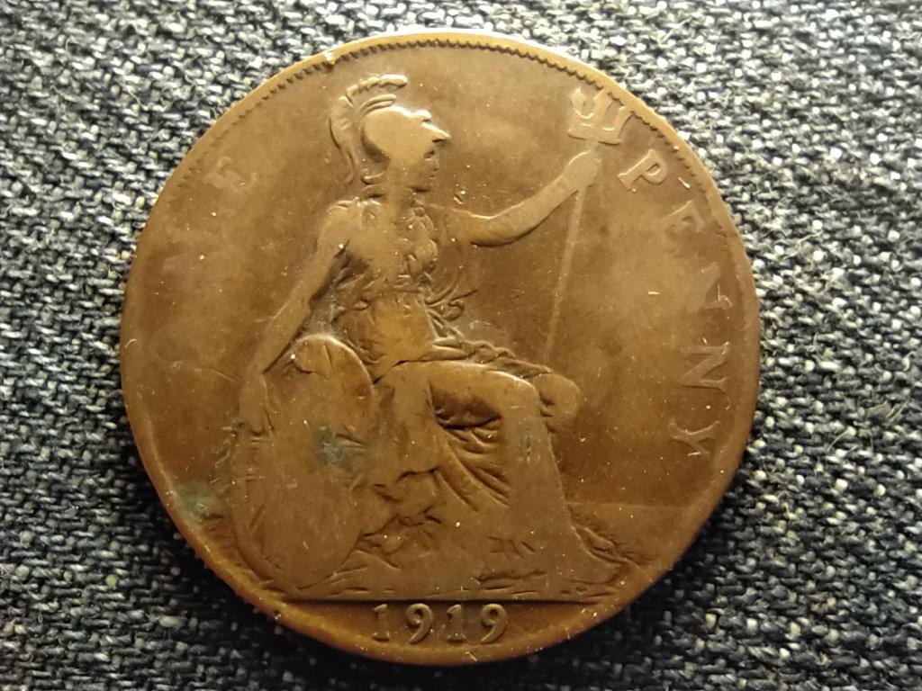 Anglia V. György 1 Penny 1919