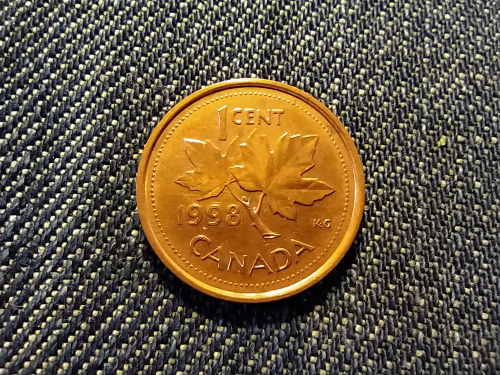 Kanada II. Erzsébet 1 Cent 1998