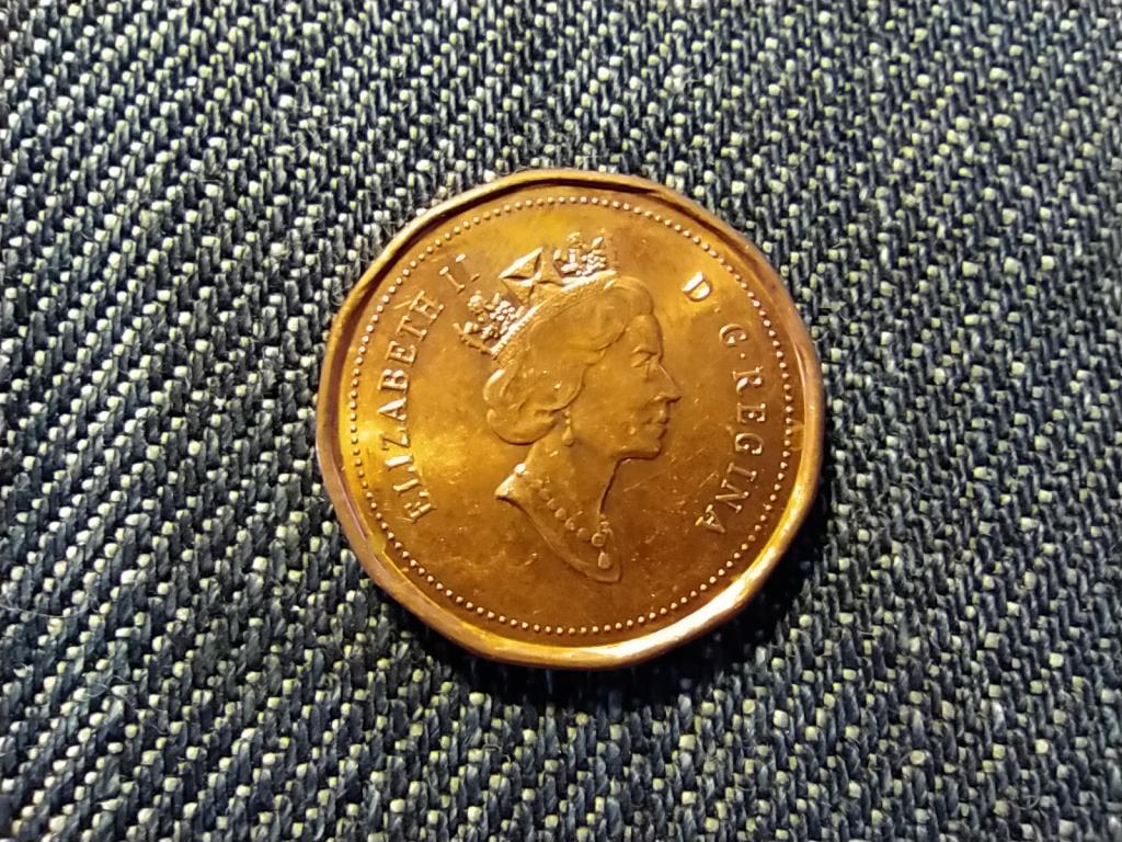 Kanada II. Erzsébet 1 Cent 1995