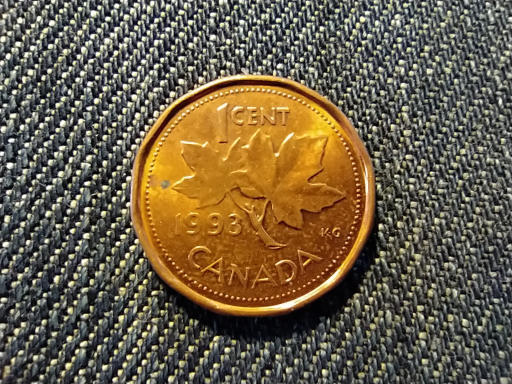 Kanada II. Erzsébet 1 Cent 1993