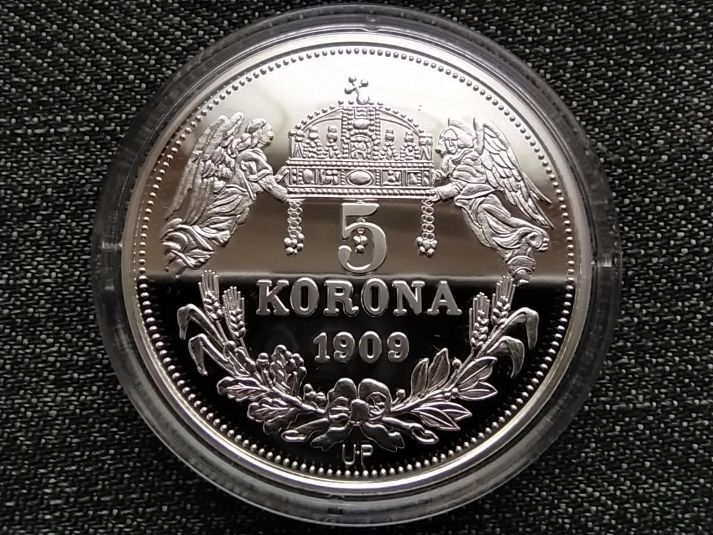 Királyi Koronák Utánveretben III. István 5 korona .999 ezüst PP