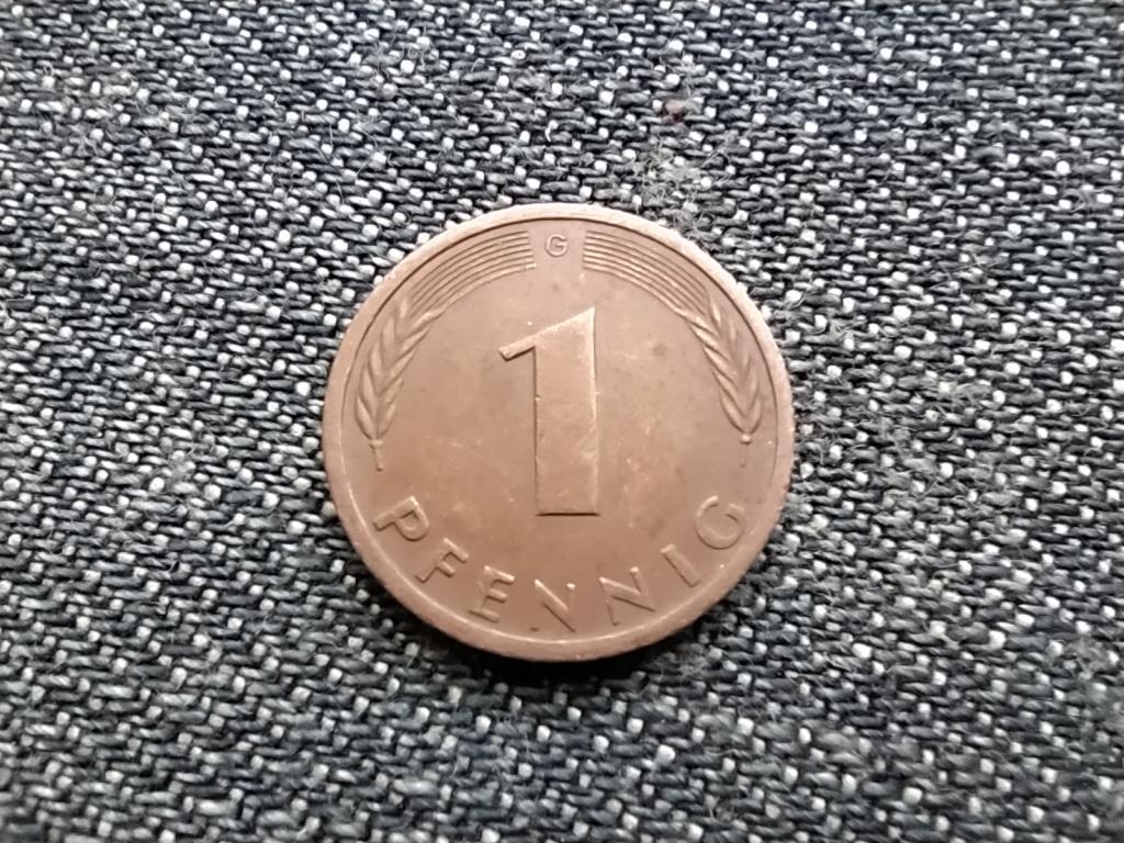 Németország NSZK (1949-1990) 1 Pfennig 1978 G
