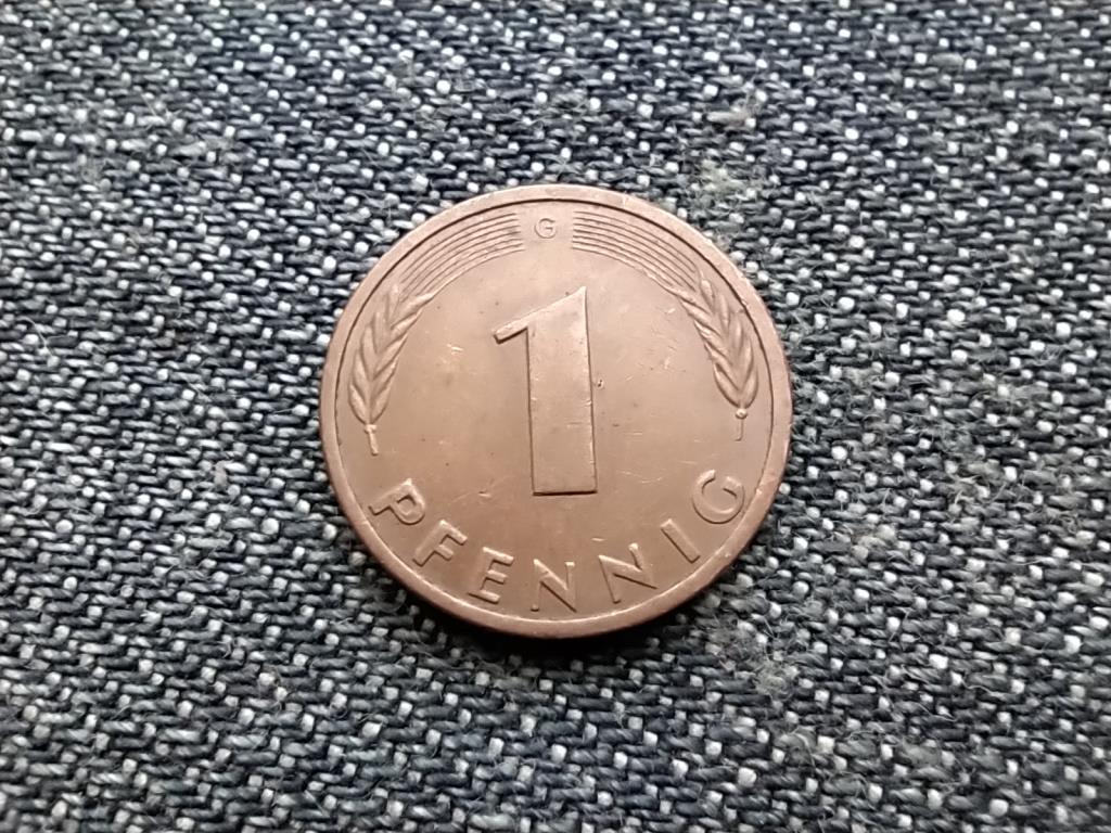 Németország NSZK (1949-1990) 1 Pfennig 1981 G