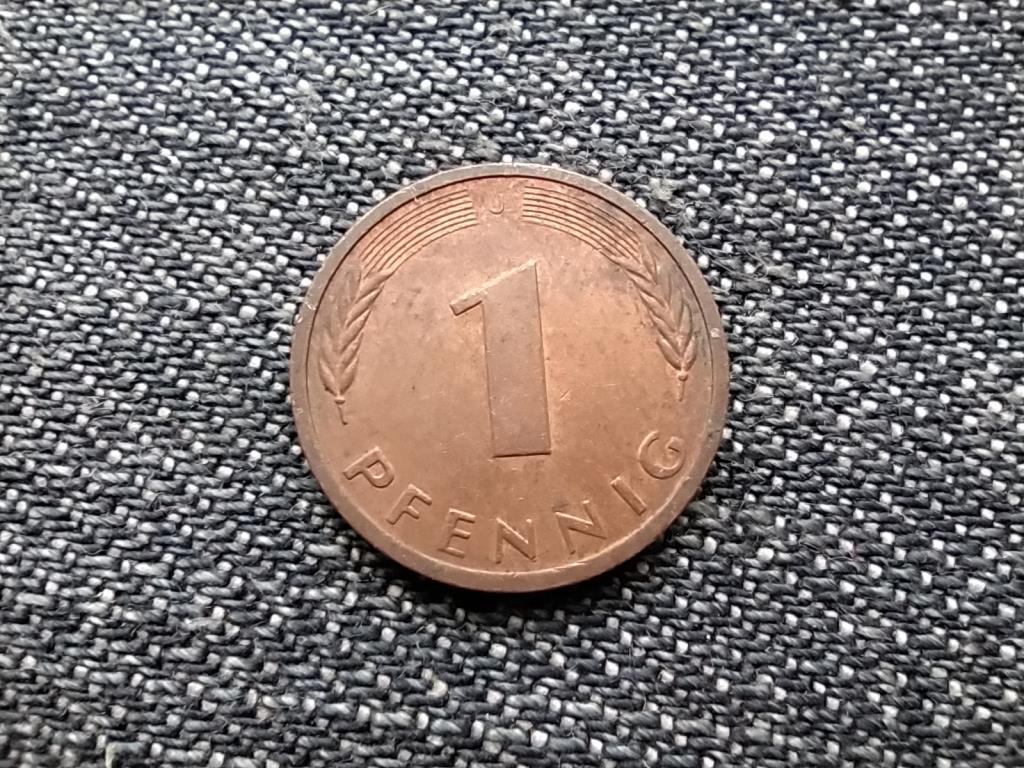 Németország NSZK (1949-1990) 1 Pfennig 1990 D