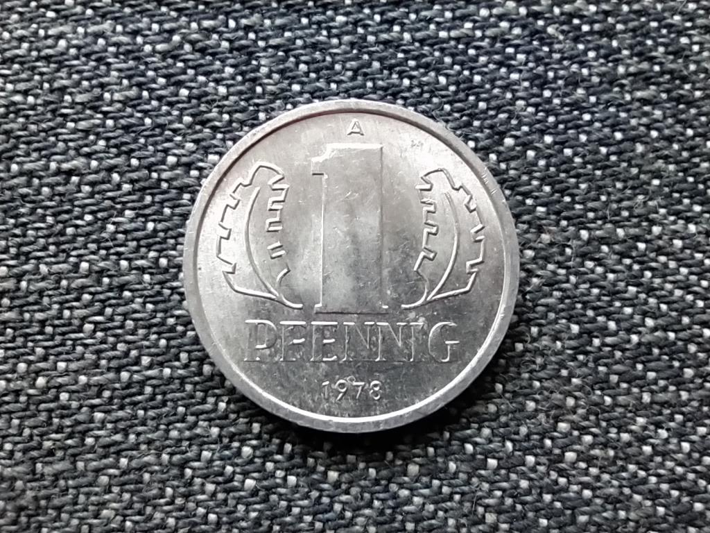 Németország Demokratikus Köztársaság (1949-1990) 1 Pfennig 1978 A