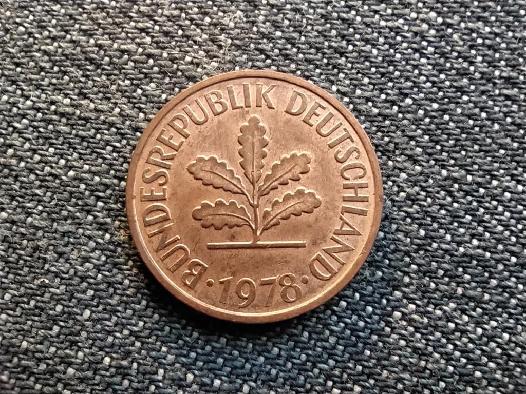 Németország NSZK (1949-1990) 2 Pfennig 1978 G