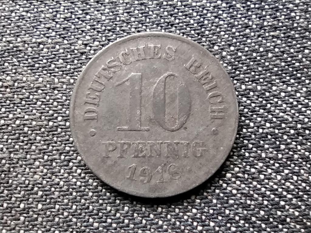 Németország Második Birodalom (1871-1918) 10 Pfennig 1918