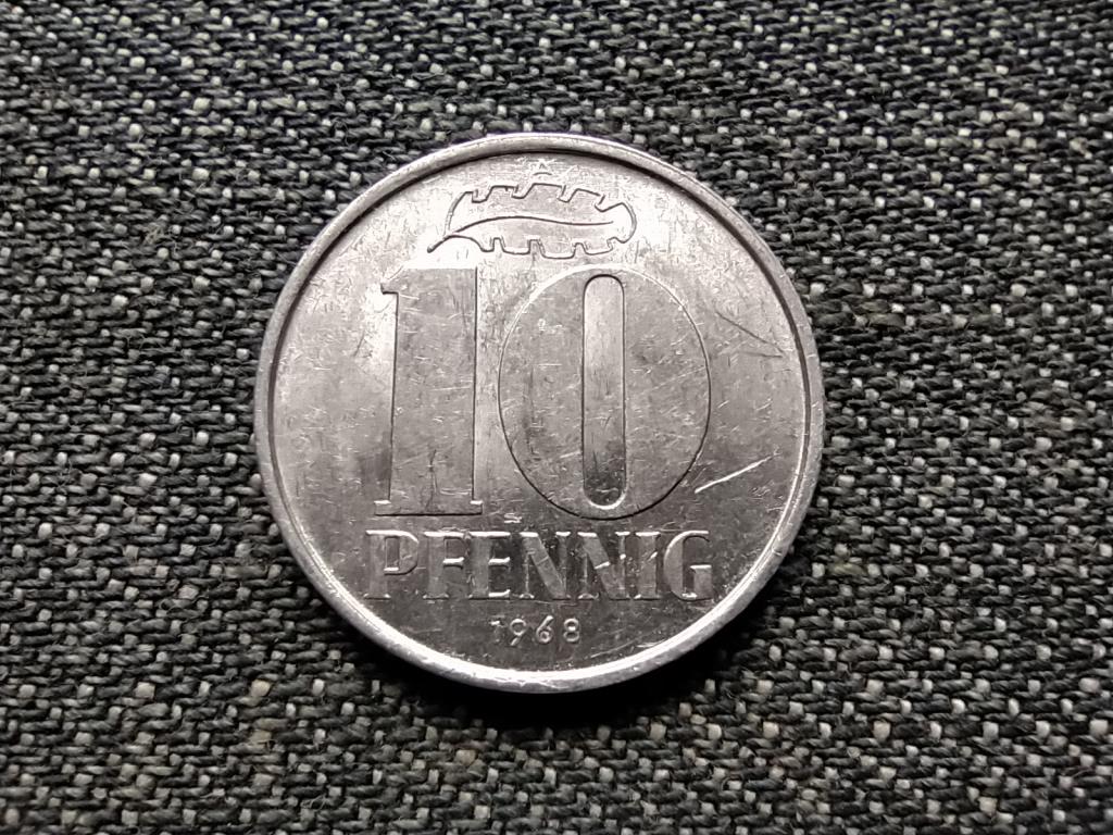 Németország NDK (1949-1990) 10 Pfennig 1968 A