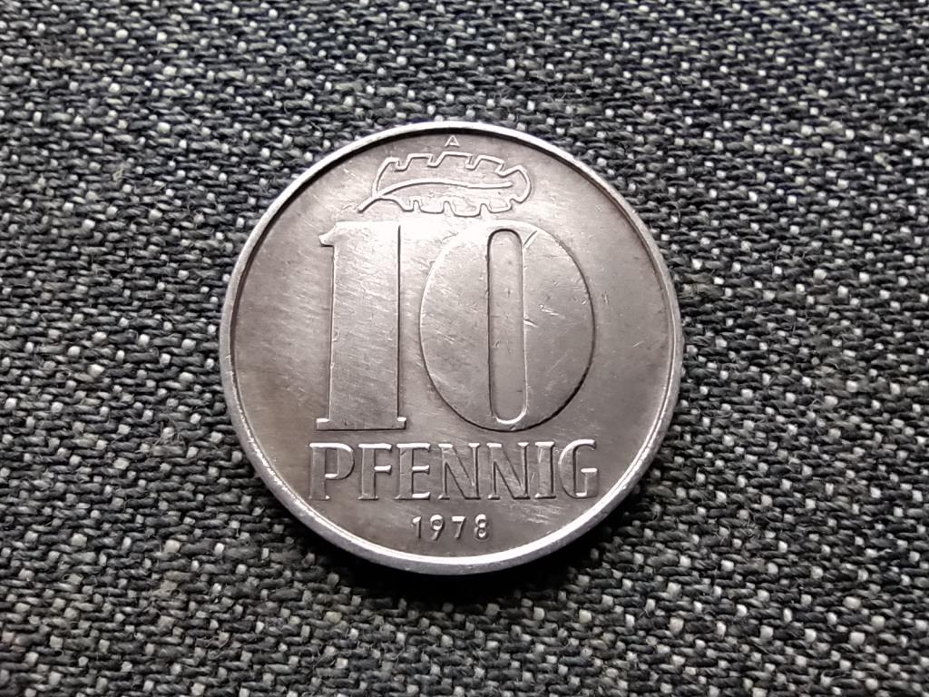 Németország NDK (1949-1990) 10 Pfennig 1978 A