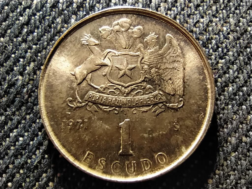 Chile 1 Escudo 1971 So