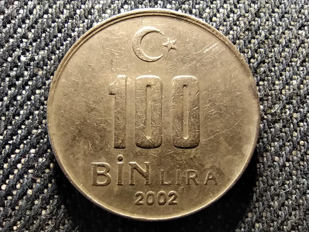 Törökország 100 bin líra 2002