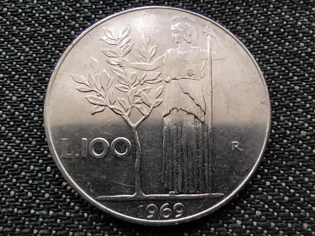 Olaszország Köztársaság (1946-) 100 Líra 1969 R