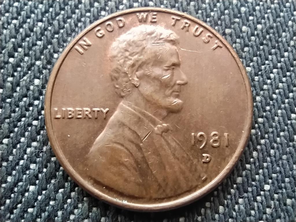 USA Lincoln Emlékmű 1 Cent 1981