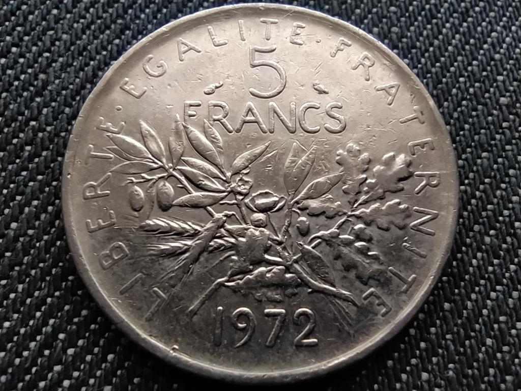 Franciaország 5 frank 1972