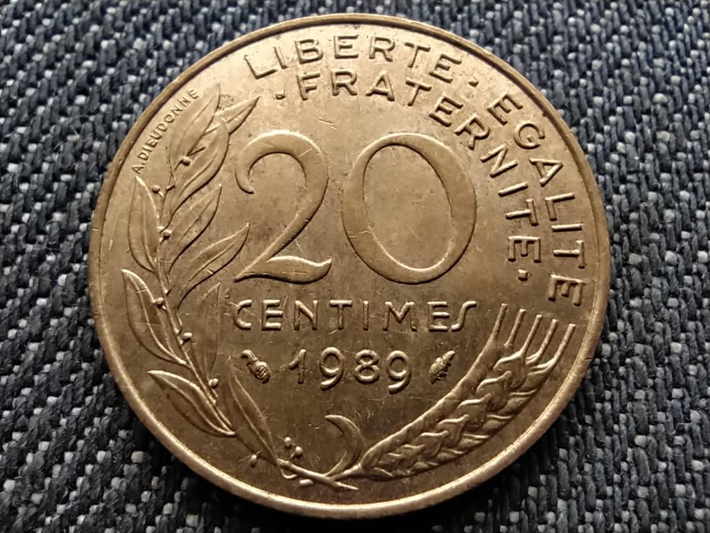 Franciaország 20 Centimes 1989