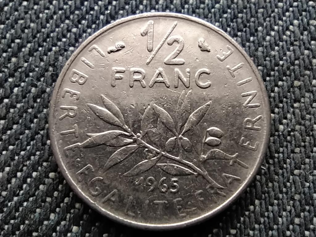 Franciaország 1/2 frank 1965