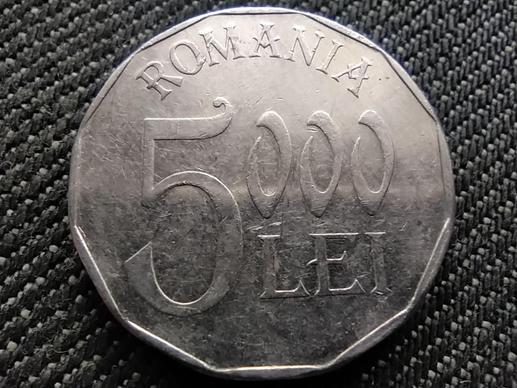 Románia Harmadik Lej 5000 Lej 2002