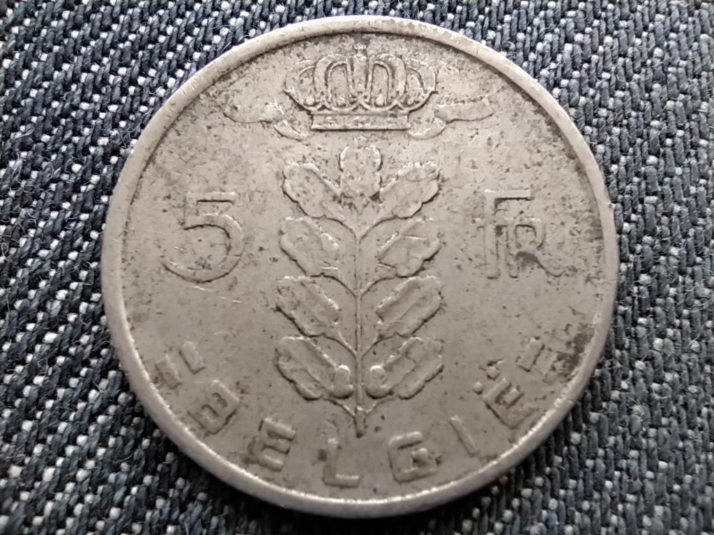 Belgium III. Lipót (1934-1951) 5 Frank (holland szöveg) 1949