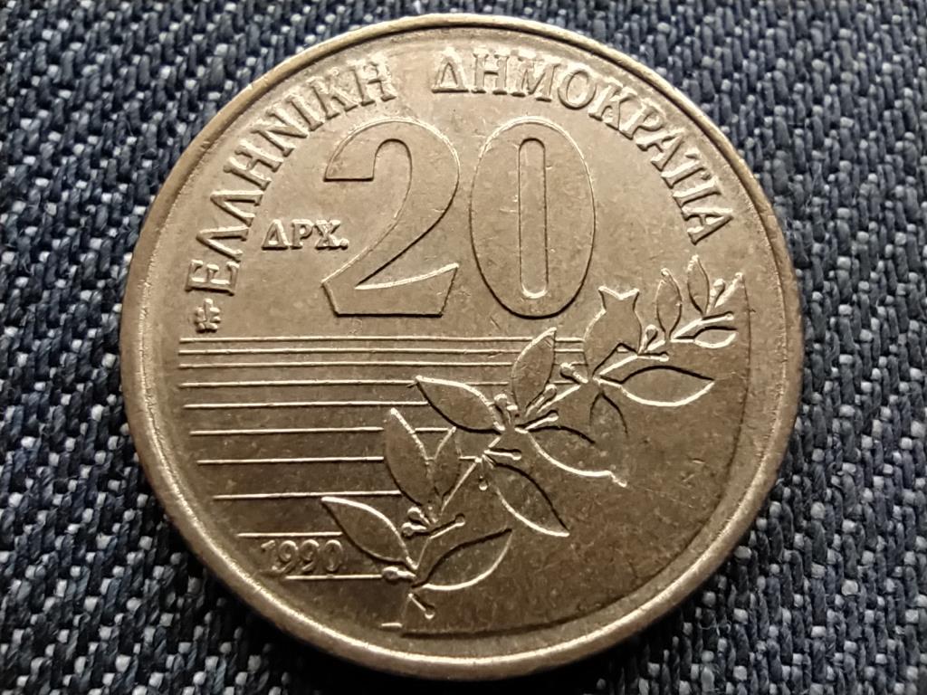 Görögország Dionysios Solomos 20 drachma 1990